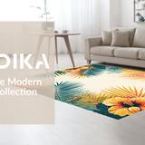 Cheerful Palm Patterned Décor(Yellow)