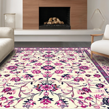 Vibrant Pastel Floral Embellishments(Beige)