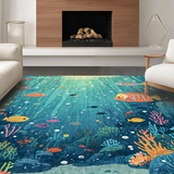 Fun Ocean World for Kids with Marine Life and Learning Shapes(Blue)