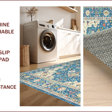 Elegant Light Blue Geometric Arrangement(Blue)