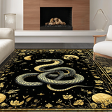 Whimsical Serpent Motif Design(Black)