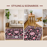 Vibrant Retro Floral Display(Black)