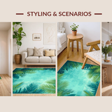 Tropical Floral Mosaic Aesthetic(Green)