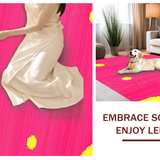 Bright Graphic Modernist Composition(Pink)
