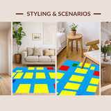 Artful Vibrant Color Splash Concept(Blue)