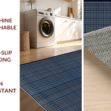 Luxurious Blue and Gold Artful Geometry(Blue)