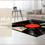 Dynamic Vinyl Record Aesthetic(Black)
