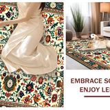 Chic Colorful Retro Motif(Ivory)