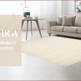 Elegant Neutral Geometric Weave(Beige)