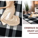 Minimalist Textured Tiled Composition(Black)