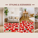 Sunny Red Botanical Design(Red)