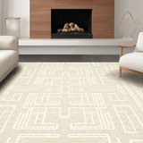 Chic Contemporary Shape Play(Beige)