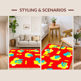 Creative Youthful Expression Motif(Red)