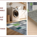 Vibrant Geometric Earthy Tones(Gray)