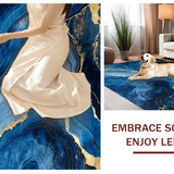 Sophisticated Gold Accented Design(Blue)