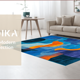 Vibrant Abstract Expressionist Palette(Blue)