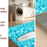 Chic Oceanic Geometric Arrangement(Blue)
