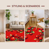 Unique Vintage Fruit Design Element(Red)