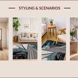 Artistic Circle Design Home Office Area(Gray)