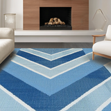 Vibrant Coastal Inspired Geometric Motif(Blue)