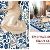 Artful Graphic Blue Blossom Motif(Blue)