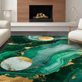 Emerald Gold Marble Elegance(Green)