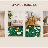 Textured Irregular Floral Aesthetic(Green)