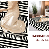 Vibrant Eclectic Striped Design(Black)