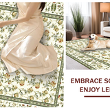 Elegant Sage Green Vintage Motif(Ivory)