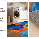 Vibrant Abstract Expressionist Palette(Blue)