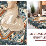 Modern Multicolor Geometric Motif(Blue)