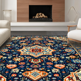Charming Eclectic Medallion Touch(Blue)