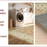 Floral Low Pile(Beige)