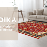 Artful Cozy Diamond Motif(Red)