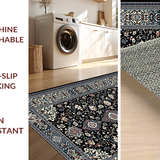 Dynamic Vintage Inspired Floral Scheme(Black)