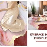 Artful Fluid with Gold(Red)