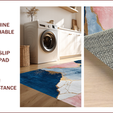 Elegant Abstract Marble Motif(Blue)