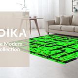 Vibrant Cityscape Play Mat(Green)