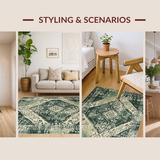 Artful Distressed Linear Composition(Black)