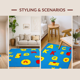 Engaging Colorful Shape Arrangement(Blue)