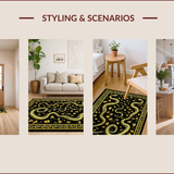 Luxurious Black Snake Motif Design(Black)