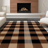 Rustic Earthy Buffalo Check Aesthetic(Beige)