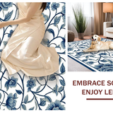 Vibrant Birds and Twisting Vines(Blue)
