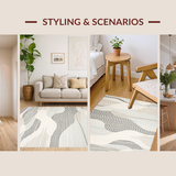 Minimalist High Low Texture Variation(Beige)