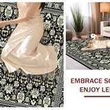 Elegant Black Floral Medley(Black)