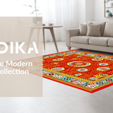 Stylish Colorful Spiral Arrangement(Red)