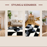 Sleek Abstract Monochrome Aesthetic(Black)