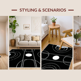 Dynamic Court Graphic Aesthetic(Black)