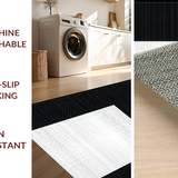 Modern Geometric Black Cream(Black)