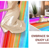 Eclectic Rainbow Wave Artistry(Blue)